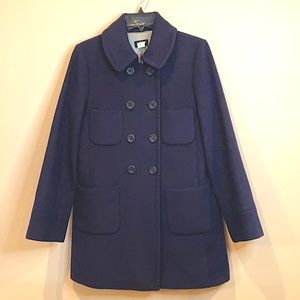 J Crew Midi Length Pea Coat